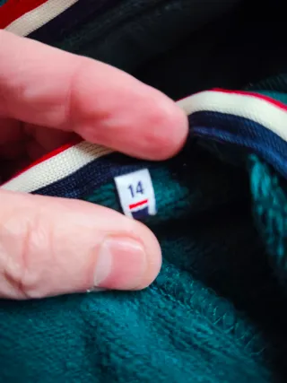 Sudadera El Ganso Verde Talla 13-14.