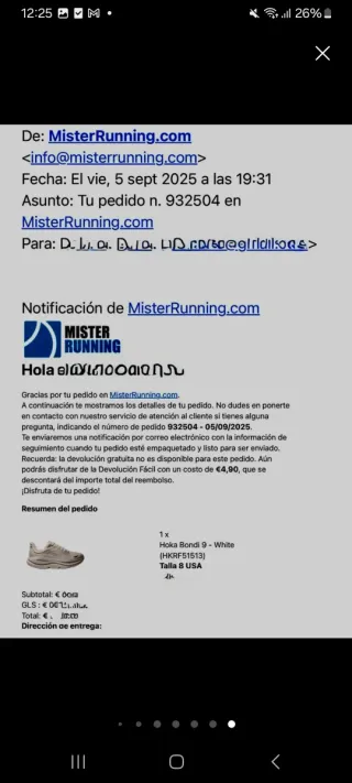 Bambas hoka bondy 9 W