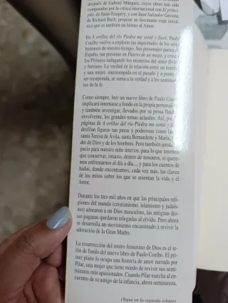 A Orillas Del Rio Piedra Me Sente Y Llore. Coelho
