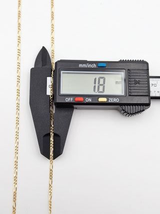 Cadena de Oro 18K, Cartier 3x1, 6,49gr, 62cm