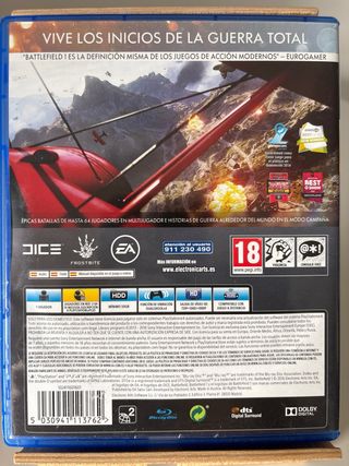 Battlefield 4 y Battlefield 1 PS4