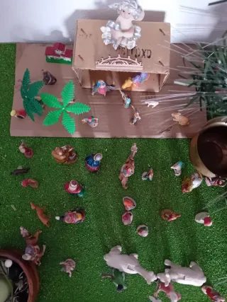 Pesebre Navidad figuras / decoración 10 cm