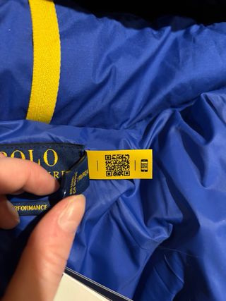 Abrigo plumífero Ralph Lauren azul hombre