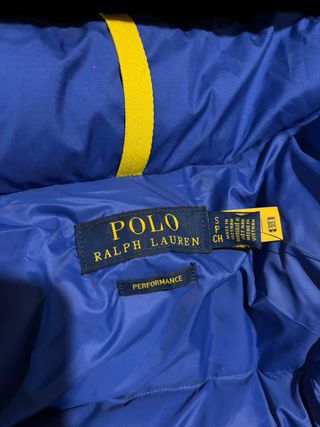 Abrigo plumífero Ralph Lauren azul hombre