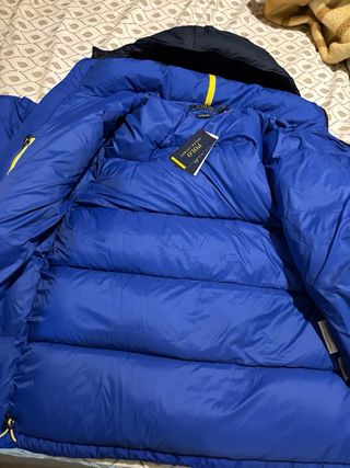 Abrigo plumífero Ralph Lauren azul hombre