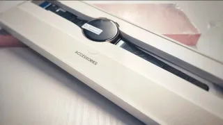 Smartwatch Asakei Nero e Oro Rosé