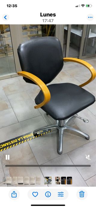 Sillones, hidráulicos, seminuevos de Peluquería