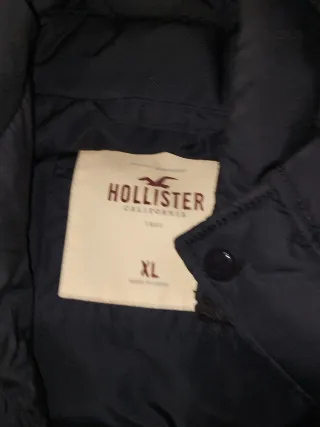 Chaleco Hollister Negro Talla XL