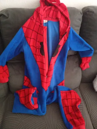 Pijama Enterizo Spiderman Talla 11/12 años