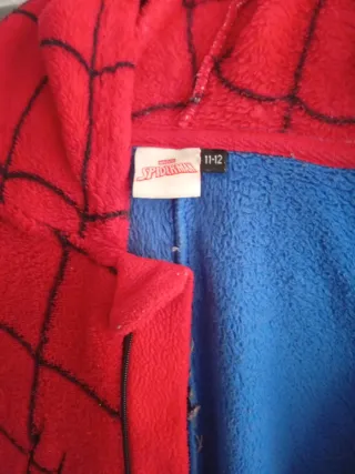 Pijama Enterizo Spiderman Talla 11/12 años