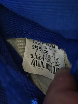 Nike Retro Talla 46 Azul/Amarillo