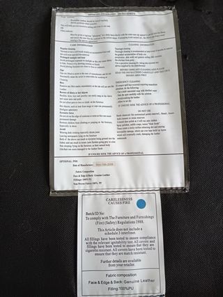 Sillón de piel negro