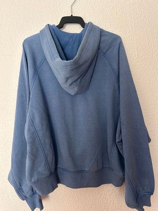 sudadera azul mujer
