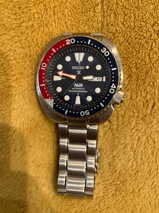 Seiko padi tortuga pepsi