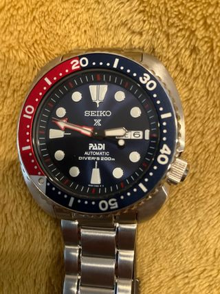 Seiko padi tortuga pepsi