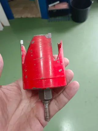 Broca para taladro roja de vidia de 6'8 nm