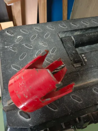 Broca para taladro roja de vidia de 6'8 nm