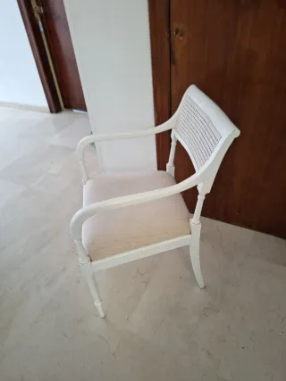 Silla vintage recibidor ratán y madera Ulti.dia 20