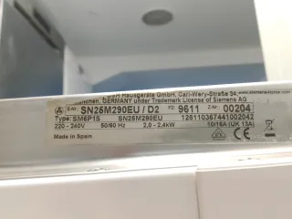 Lavavajillas Siemens Blanco