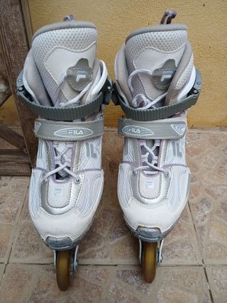 Lote Patines Fila Talla 38-41 + Accesorios