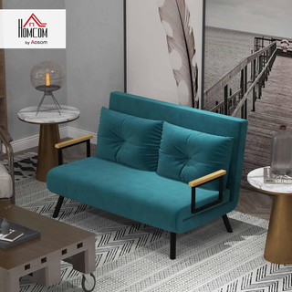 4 in 1 Divano Letto 2 Posti, con Schienale Regolab