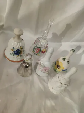 Set 6 campanelle vintage decorative
