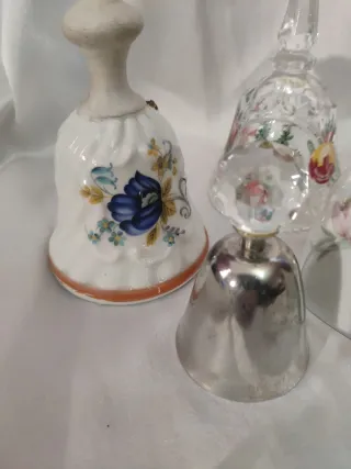 Set 6 campanelle vintage decorative