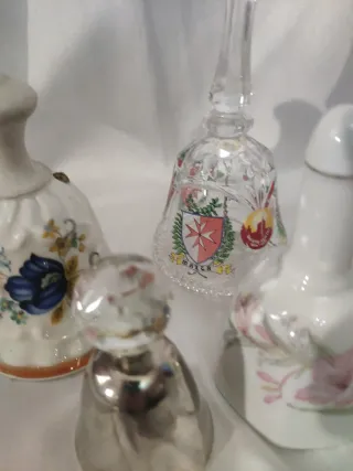 Set 6 campanelle vintage decorative