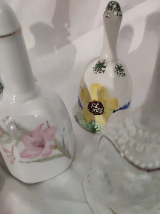 Set 6 campanelle vintage decorative