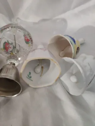 Set 6 campanelle vintage decorative
