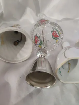 Set 6 campanelle vintage decorative