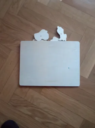 Puzzle madera vehículos