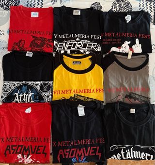 Lote de 17 Camisetas Asociación Metalmería