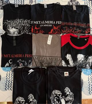 Lote de 17 Camisetas Asociación Metalmería