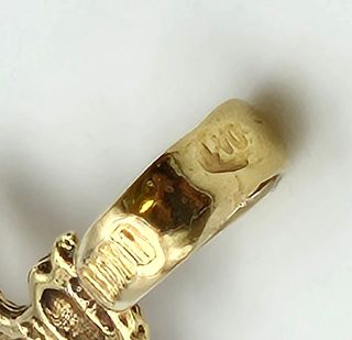 Colgante de Oro 18K, Cruz Caravaca, 0,77gr, 2cm