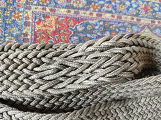 Cintura elasticizzata 125cm beige/grigio