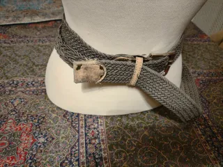 Cintura elasticizzata 125cm beige/grigio