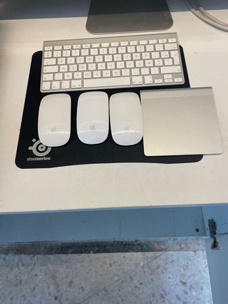 Impresora HP y iMac Apple