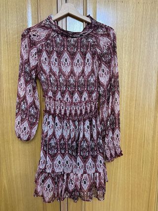 Vestido Zara estampado