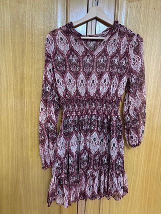 Vestido Zara estampado