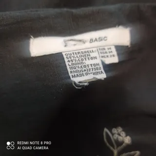 Falda midi Zara bordada