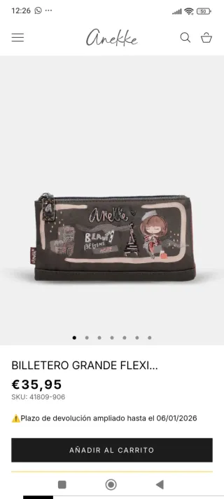 Bolso y billetero Anekke Stay Wild