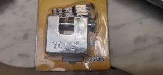 Candado Yofe 40mm con 4 llaves
