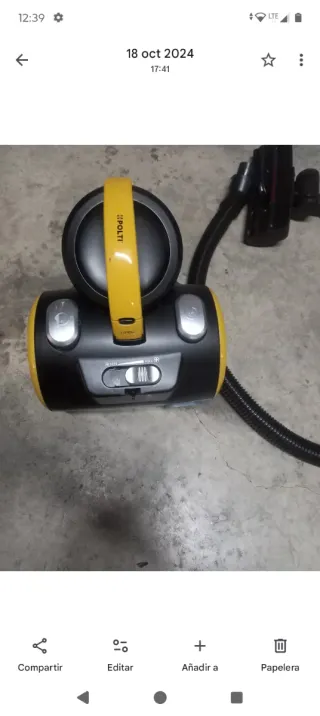 Aspiradora  está perfecta potente