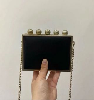 Borsa Pinko Nera con Catena Oro