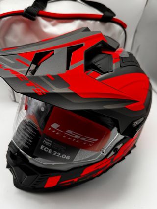 Casco LS2 Talla 3XL Negro/Rojo / F1
