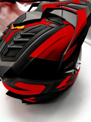 Casco LS2 Talla 3XL Negro/Rojo / F1