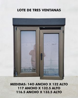 Lote 3 Ventanas Bronce RPT