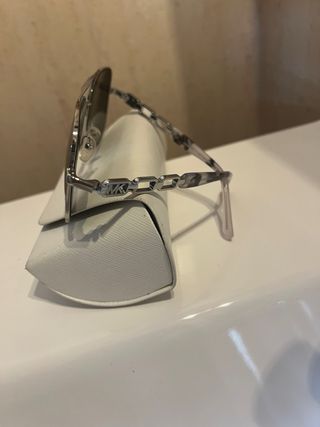 Gafas de sol Michael Kors Aviador Plata Negro