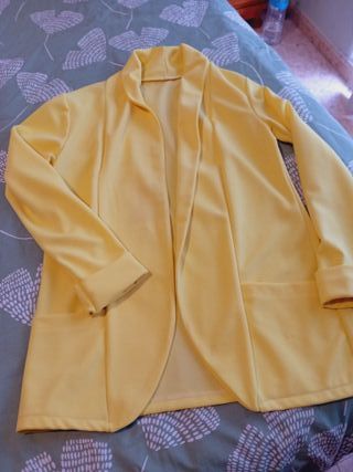 Blazer amarillo mujer